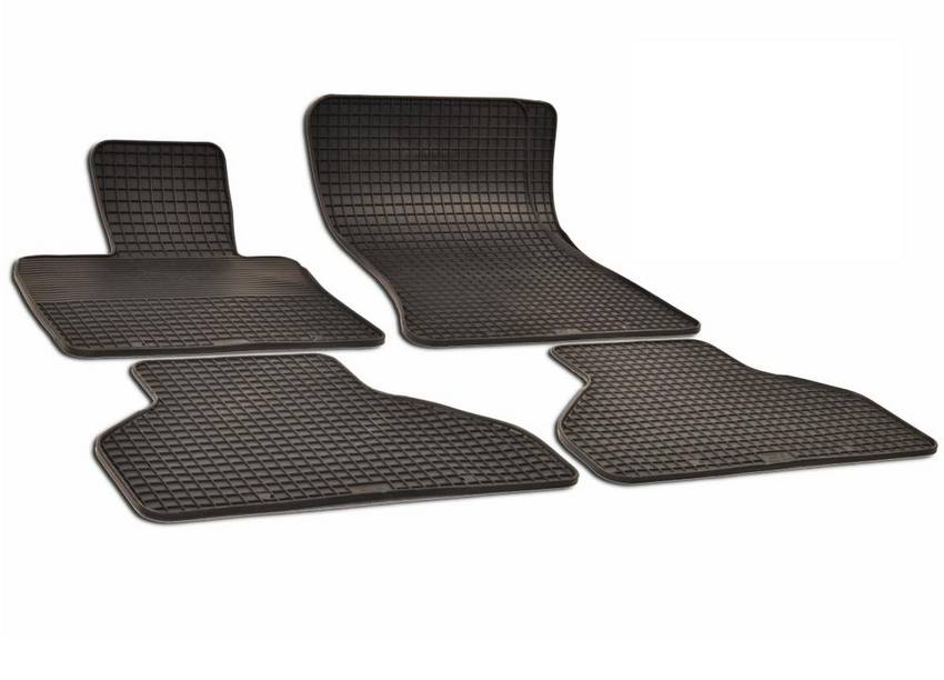 BMW Floor Mat Set - Front and Rear (All-Weather) (Black) 51472458439 - eEuro Preferred 215854FL